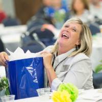 PSS laughing at luncheon